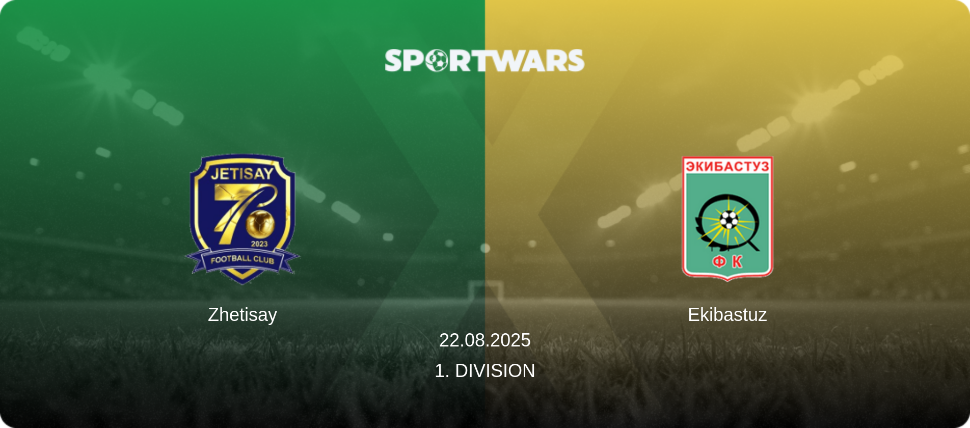 Zhetisay — Ekibastuz, 22.08.2025 — 1. Division (match preview)
