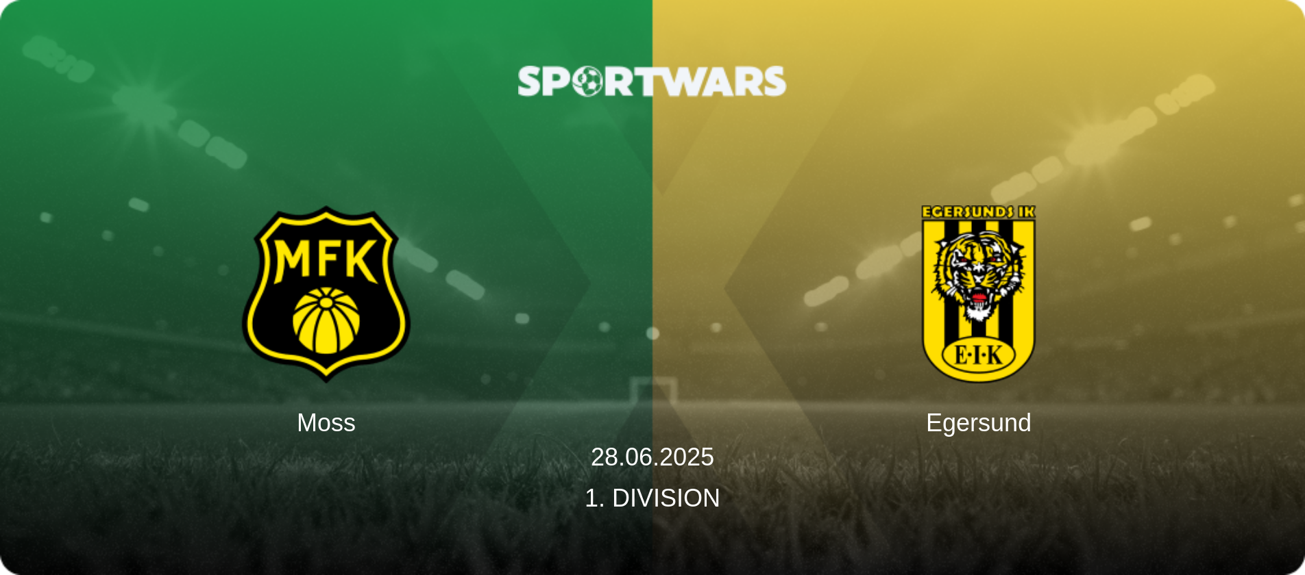Moss — Egersund, 28.06.2025 — 1. Division (match preview)