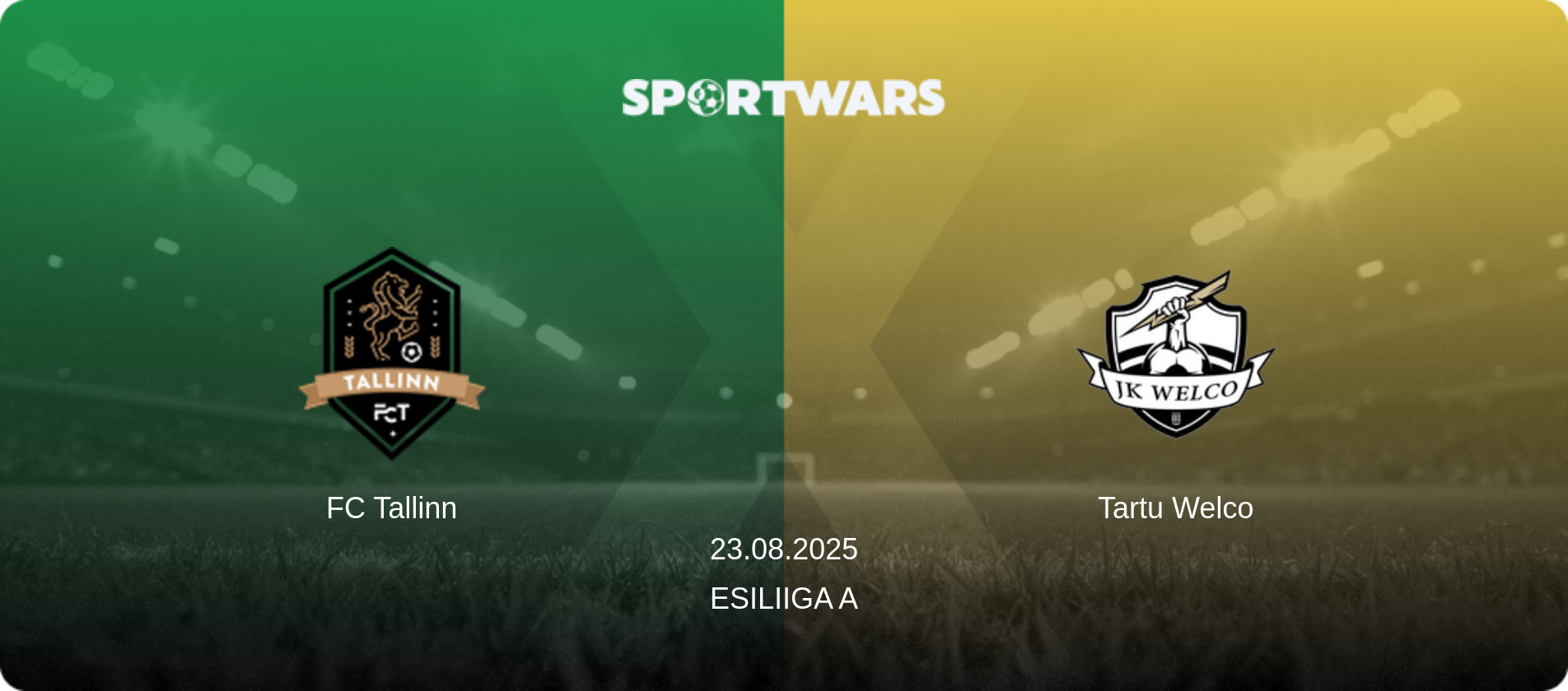 FC Tallinn — Tartu Welco, 23.08.2025 — Esiliiga A (match preview)