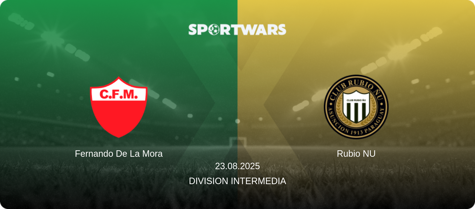 Fernando De La Mora — Rubio NU, 23.08.2025 — Division Intermedia (match preview)