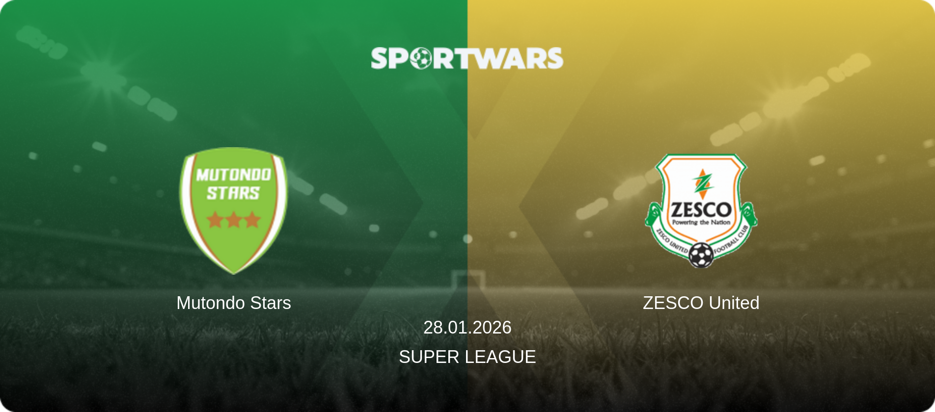 Mutondo Stars — ZESCO United, 28.01.2026 — Super League (match preview)