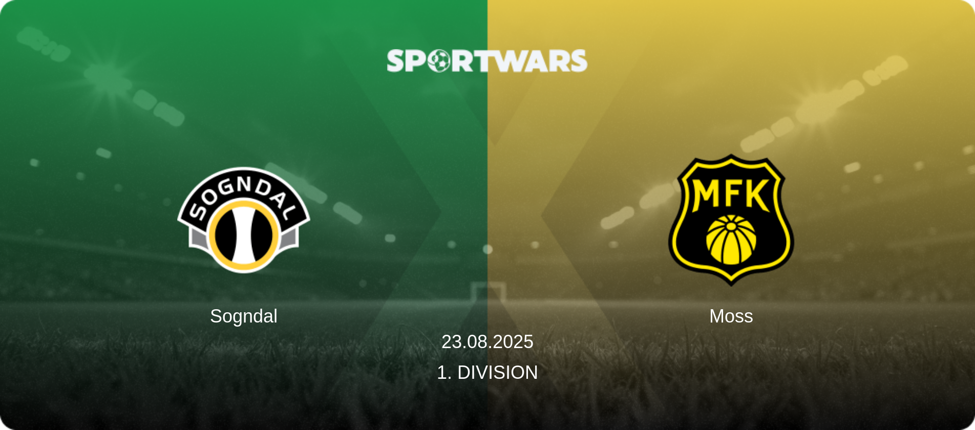 Sogndal — Moss, 23.08.2025 — 1. Division (match preview)