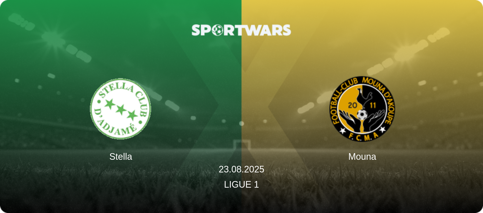 Stella — Mouna, 23.08.2025 — Ligue 1 (match preview)