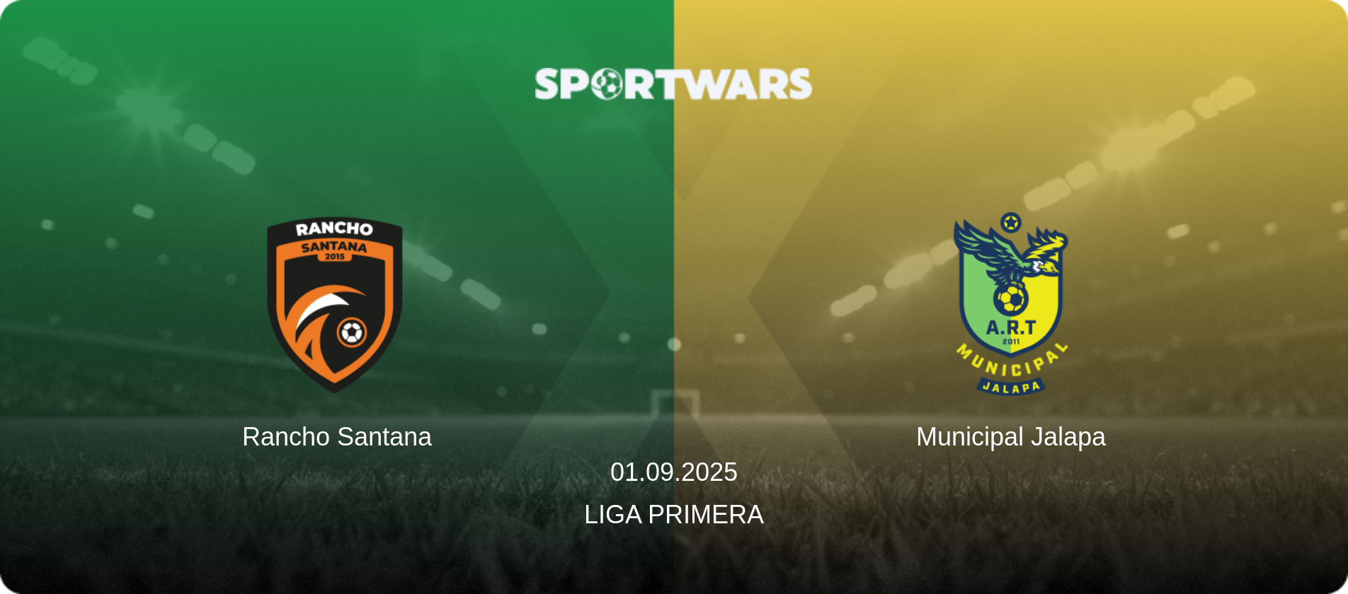 Rancho Santana — Municipal Jalapa, 01.09.2025 — Liga Primera (match preview)