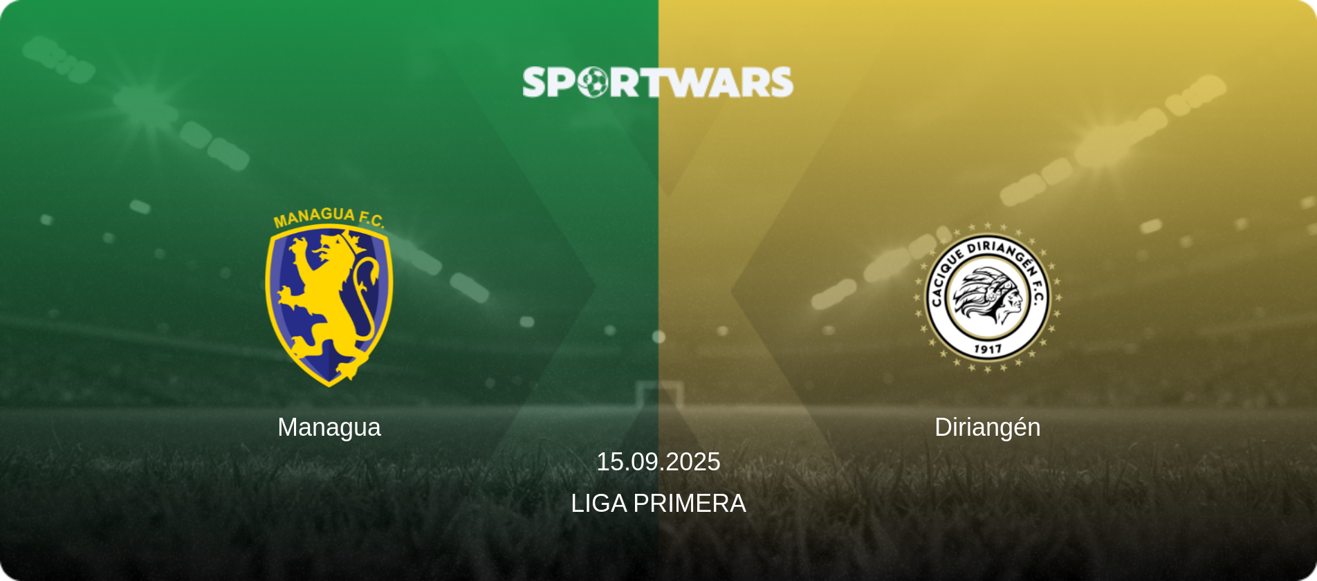 Managua — Diriangén, 15.09.2025 — Liga Primera (match preview)