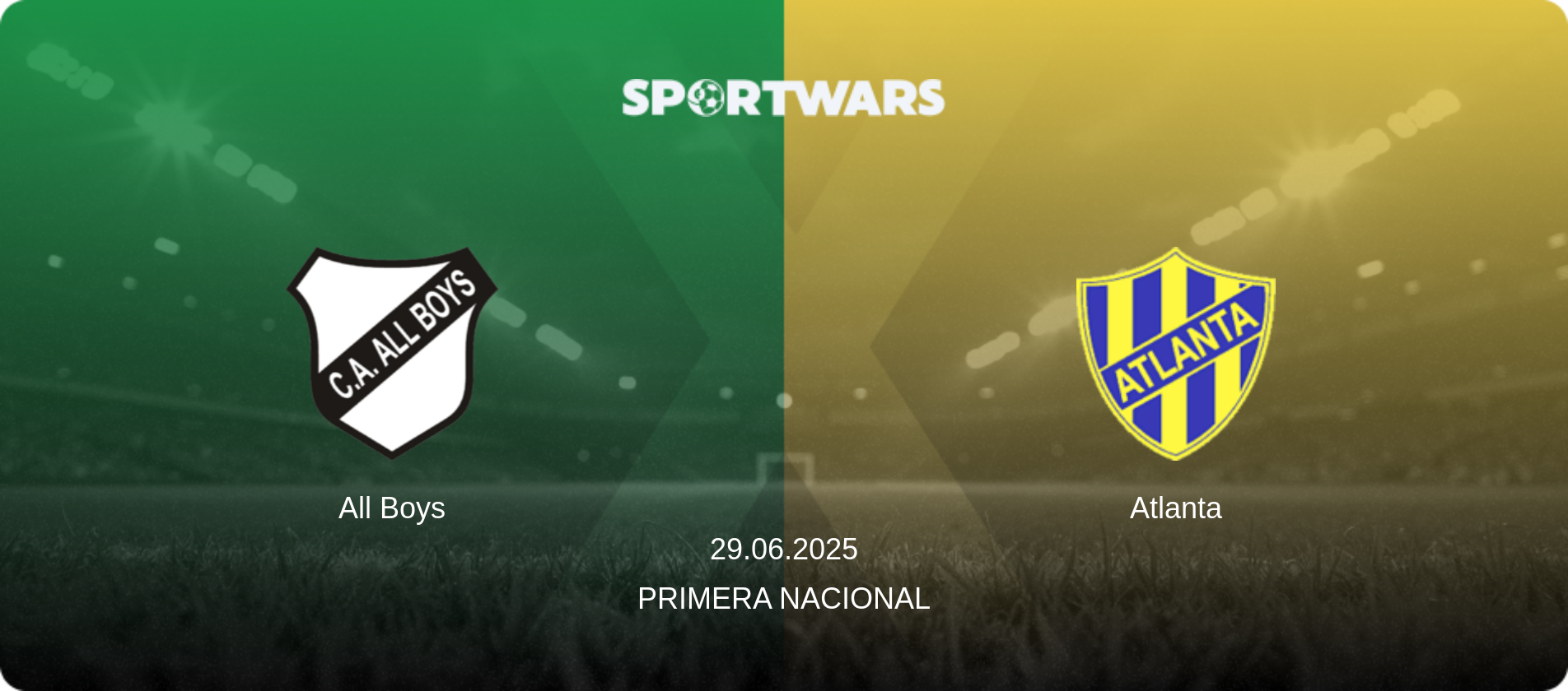 All Boys — Atlanta, 29.06.2025 — Primera Nacional (match preview)