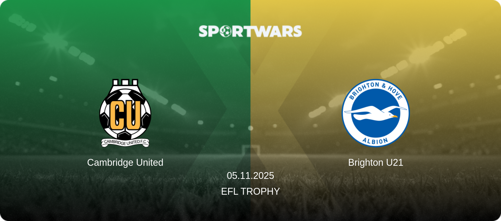 Cambridge United — Brighton U21, 05.11.2025 — EFL Trophy (match preview)