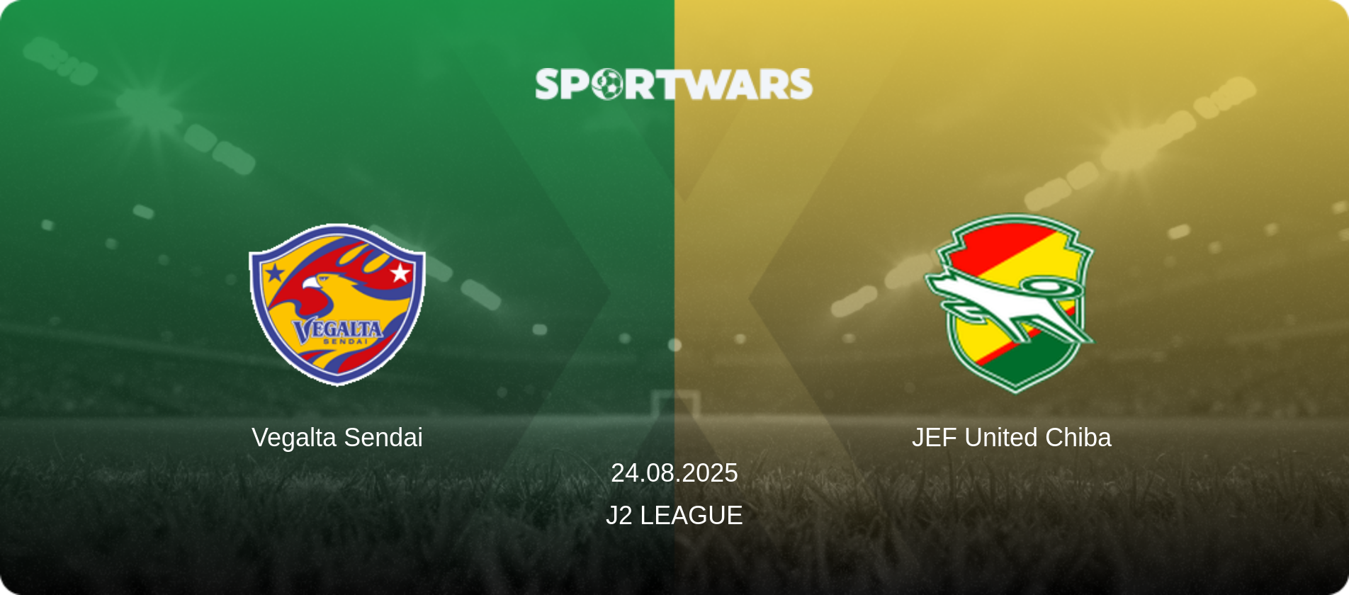 Vegalta Sendai — JEF United Chiba, 24.08.2025 — J2 League (match preview)