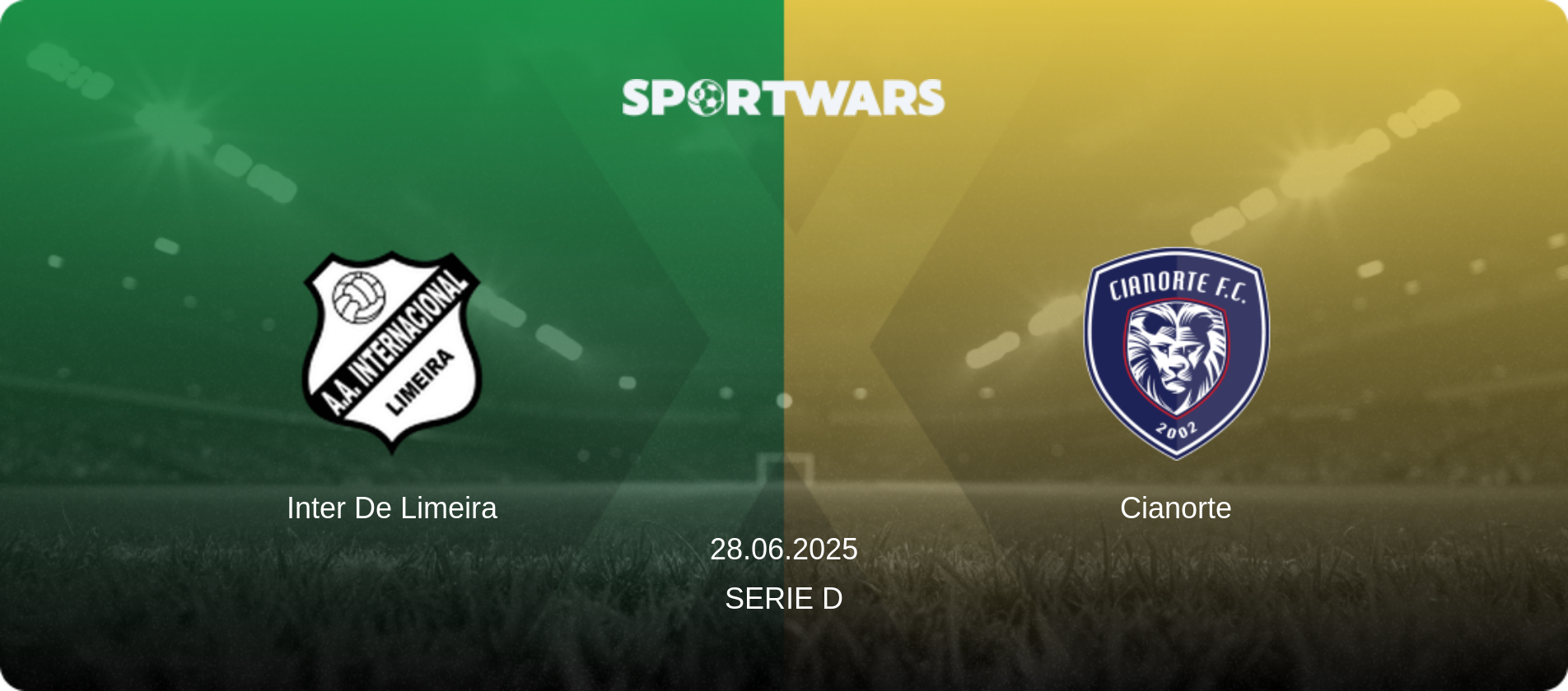 Inter De Limeira — Cianorte, 28.06.2025 — Serie D (match preview)