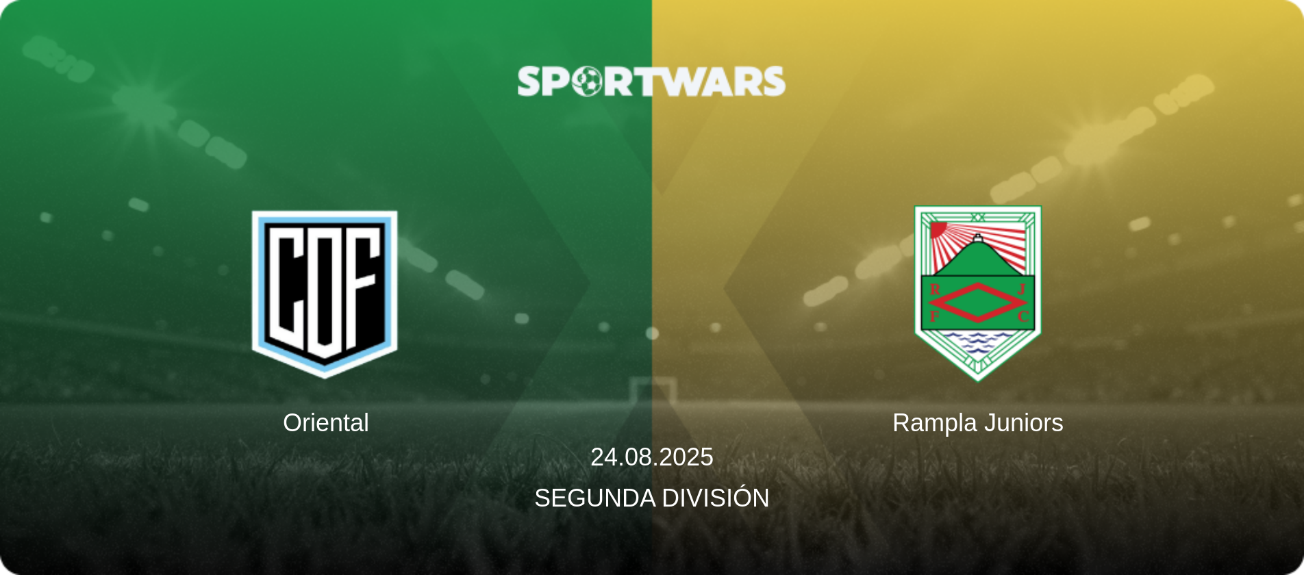 Oriental — Rampla Juniors, 24.08.2025 — Segunda División (match preview)
