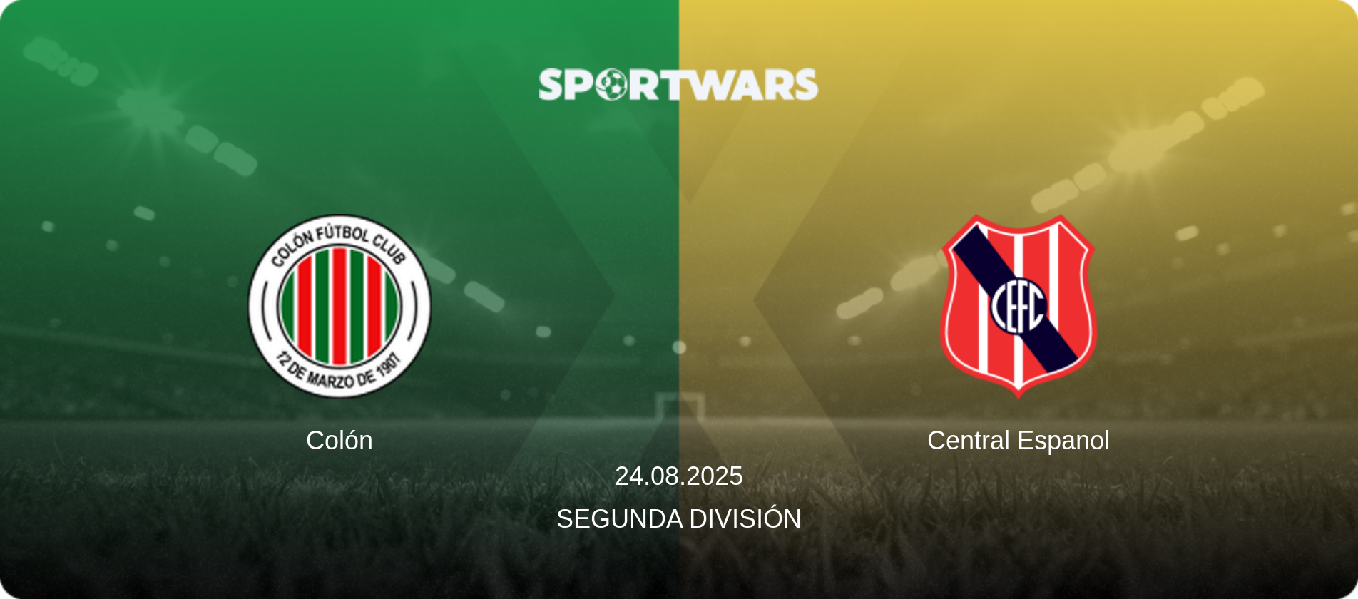 Colón — Central Espanol, 24.08.2025 — Segunda División (match preview)