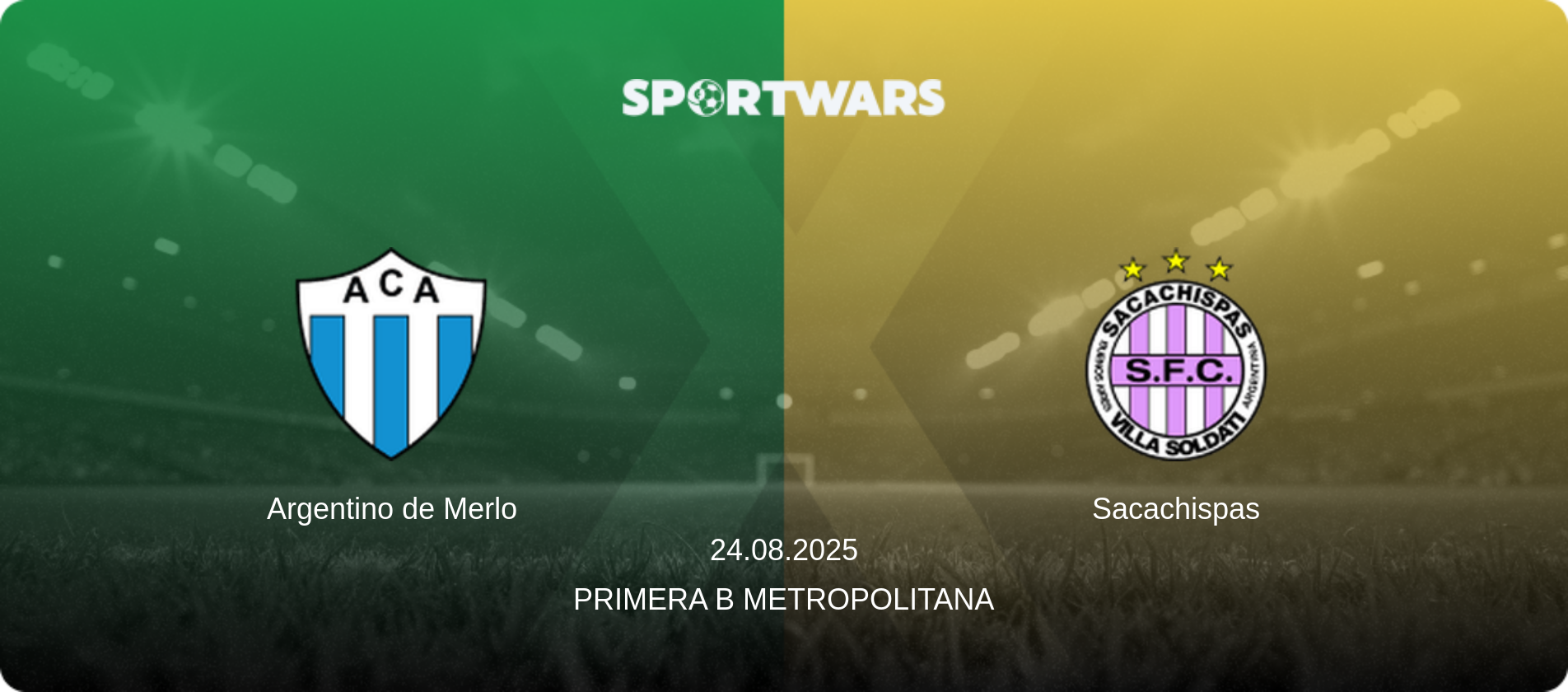 Argentino de Merlo — Sacachispas, 24.08.2025 — Primera B Metropolitana (match preview)