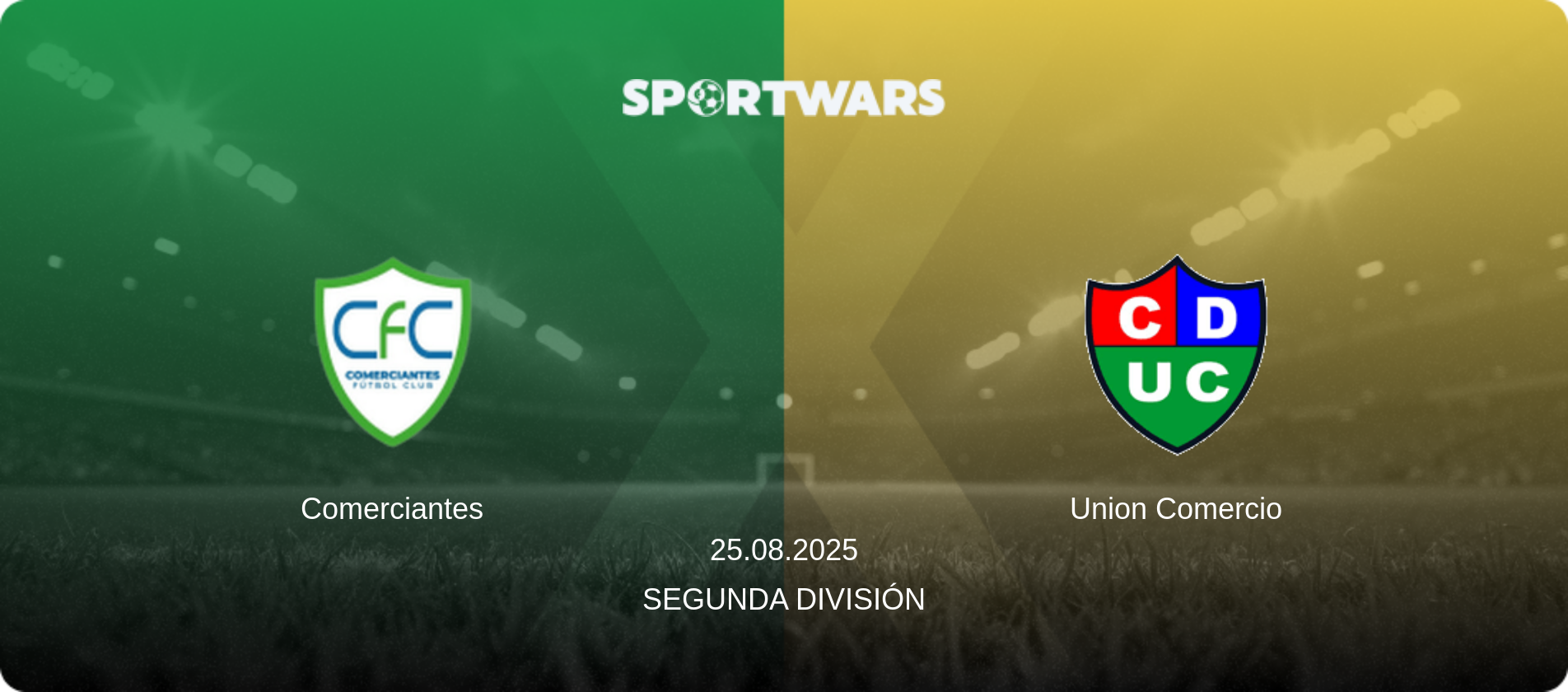 Comerciantes — Union Comercio, 25.08.2025 — Segunda División (match preview)
