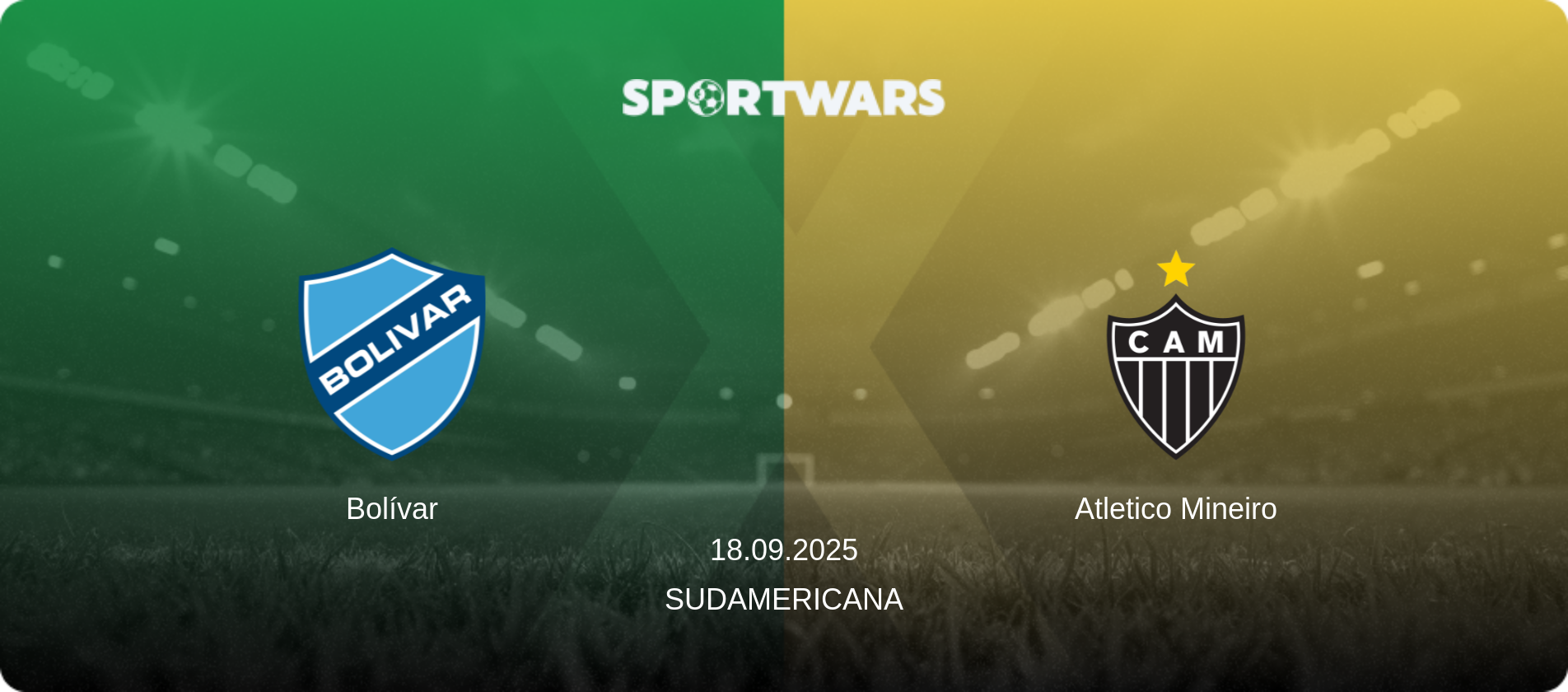 Bolívar — Atletico Mineiro, 18.09.2025 — Sudamericana (match preview)