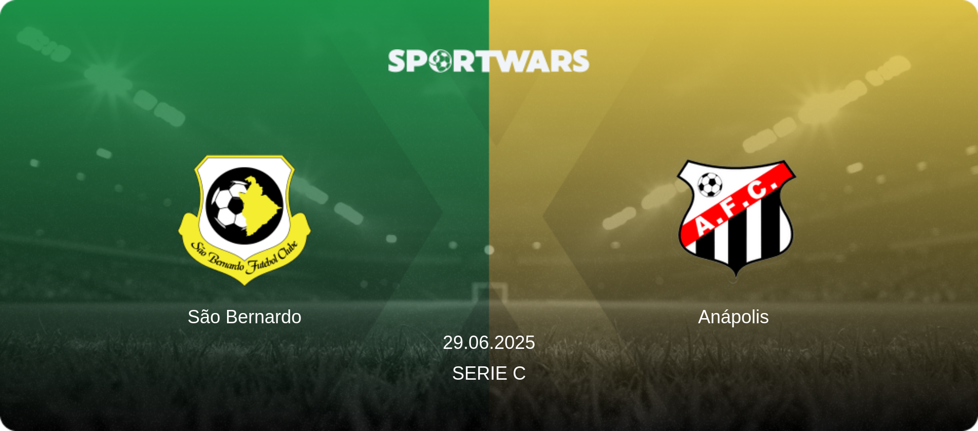 São Bernardo — Anápolis, 29.06.2025 — Serie C (match preview)