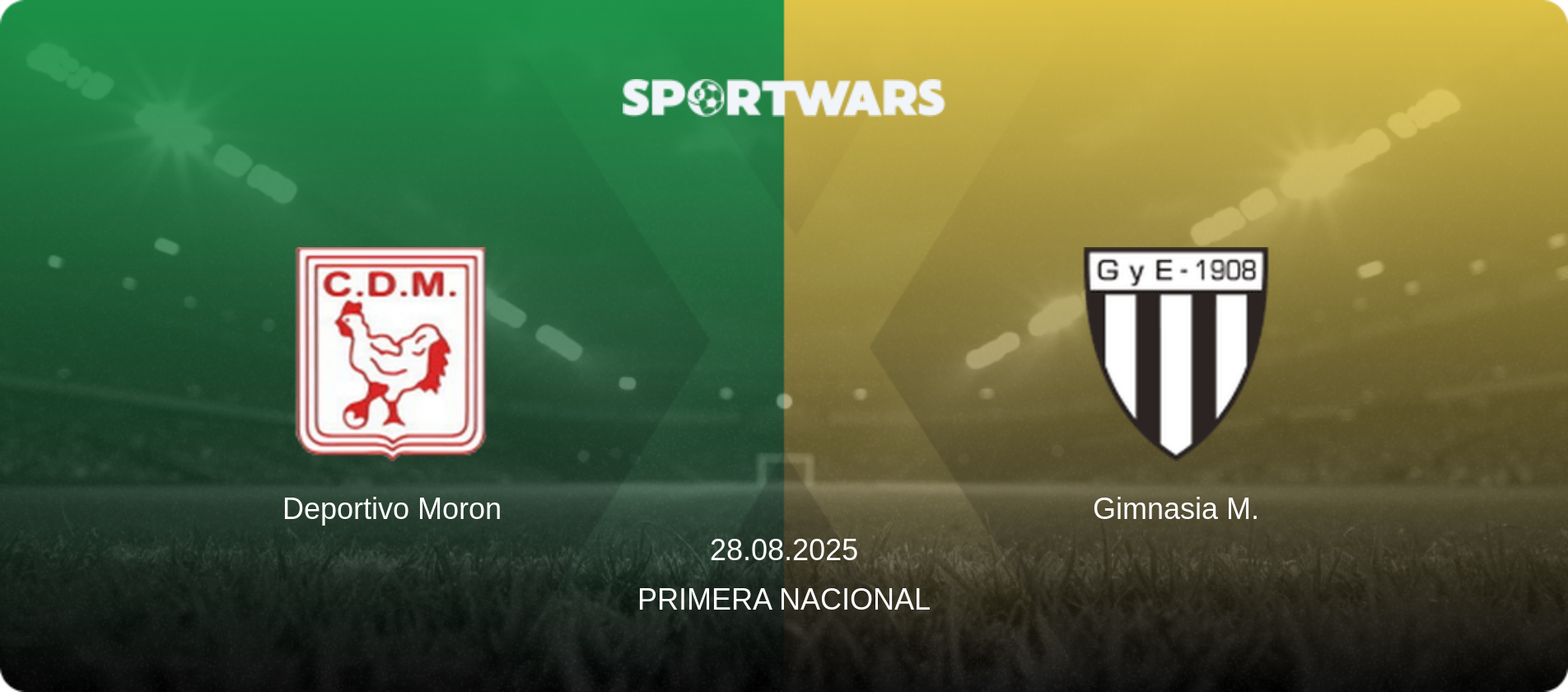 Deportivo Moron — Gimnasia M., 28.08.2025 — Primera Nacional (match preview)