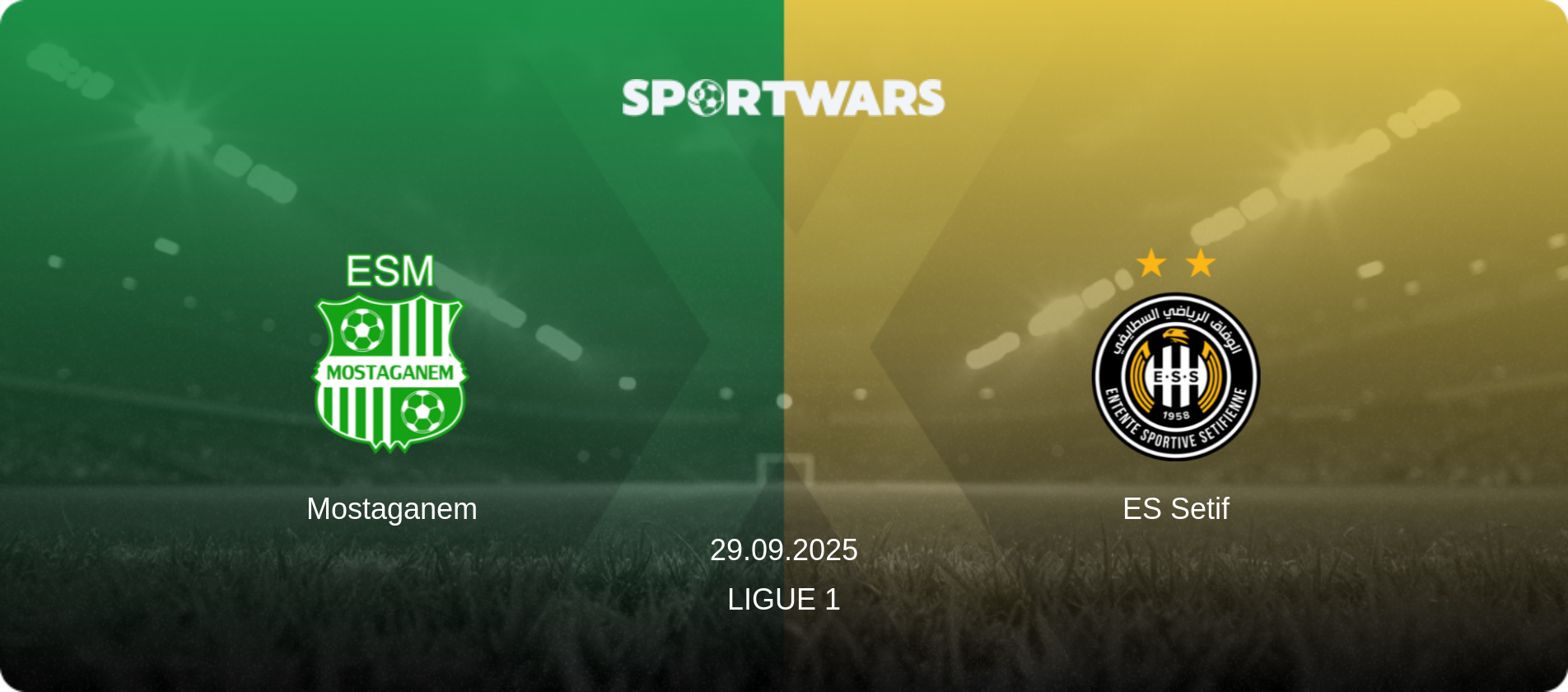 Mostaganem — ES Setif, 29.09.2025 — Ligue 1 (match preview)