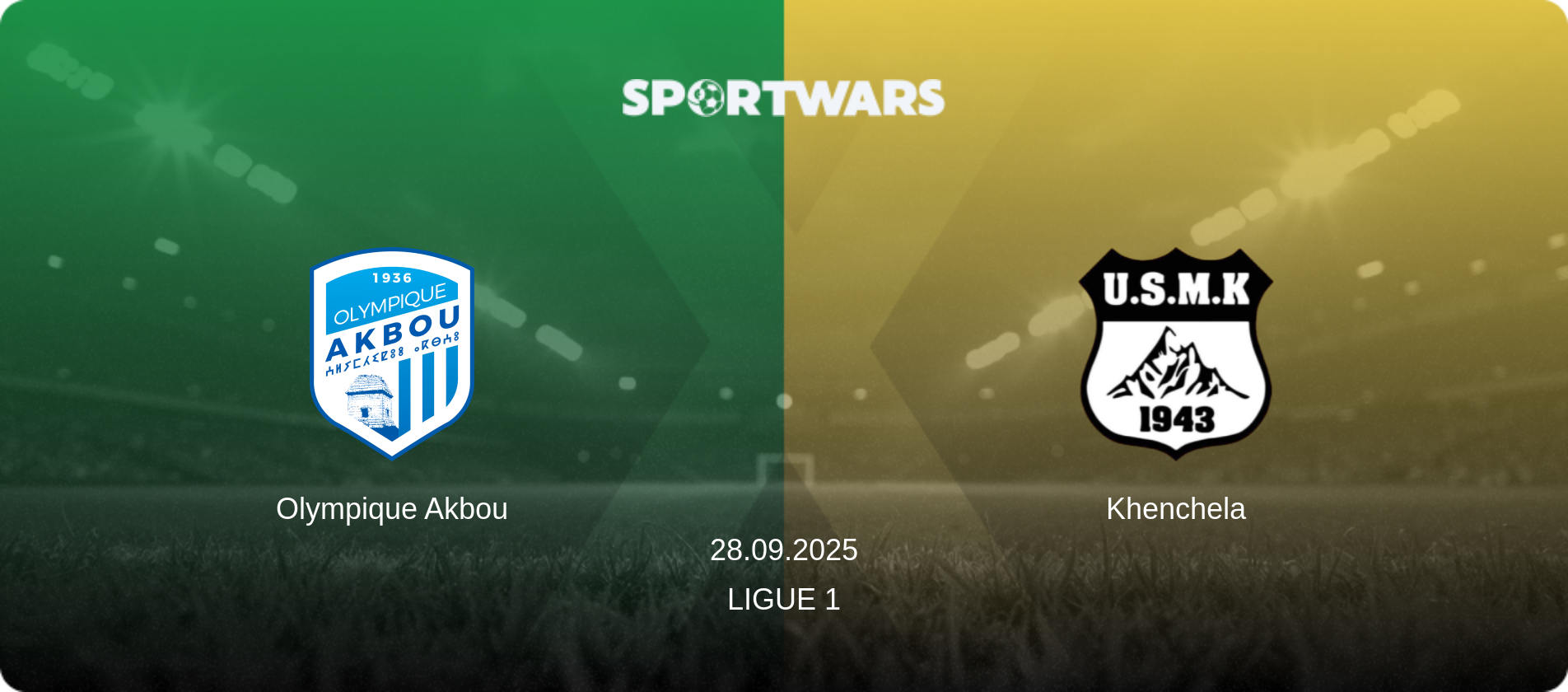 Olympique Akbou — Khenchela, 28.09.2025 — Ligue 1 (match preview)