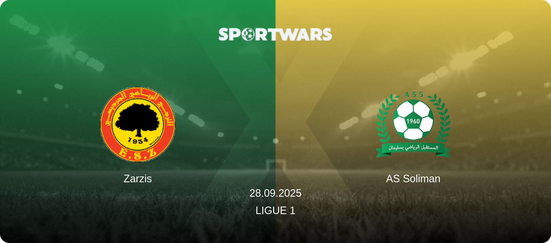 Zarzis — AS Soliman, 28.09.2025 — Ligue 1 (match preview)