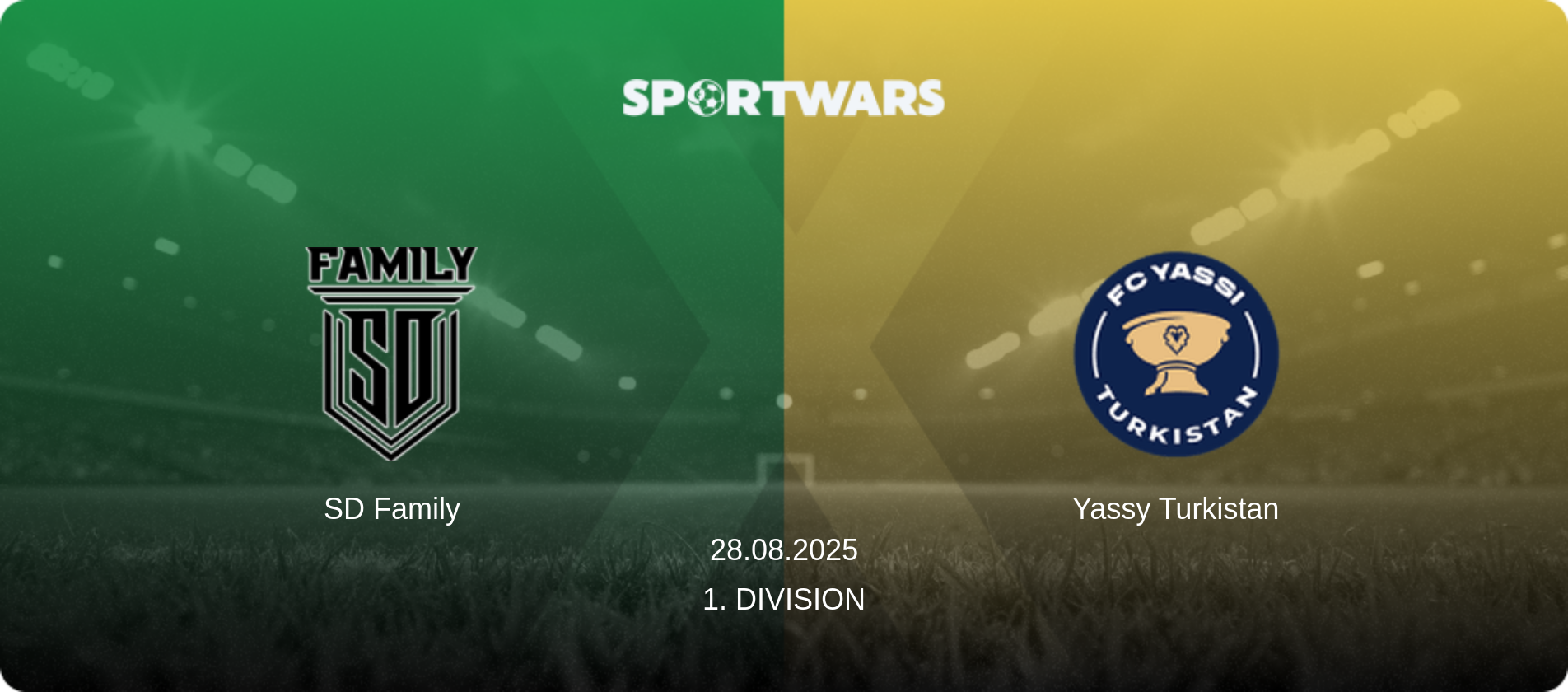 SD Family — Yassy Turkistan, 28.08.2025 — 1. Division (match preview)