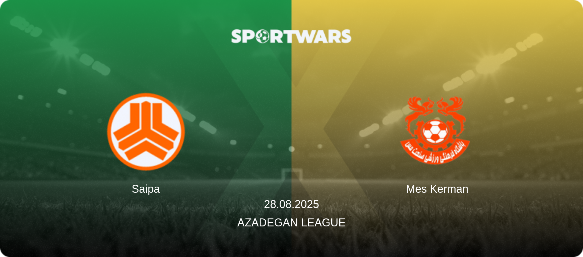 Saipa — Mes Kerman, 28.08.2025 — Azadegan League (match preview)