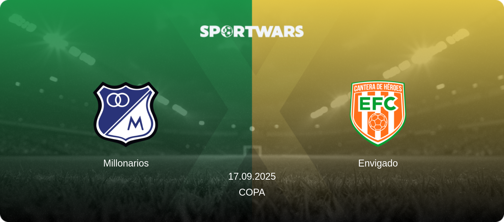 Millonarios — Envigado, 17.09.2025 — Copa (match preview)