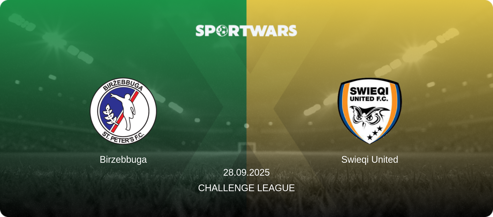 Birzebbuga — Swieqi United, 28.09.2025 — Challenge League (match preview)
