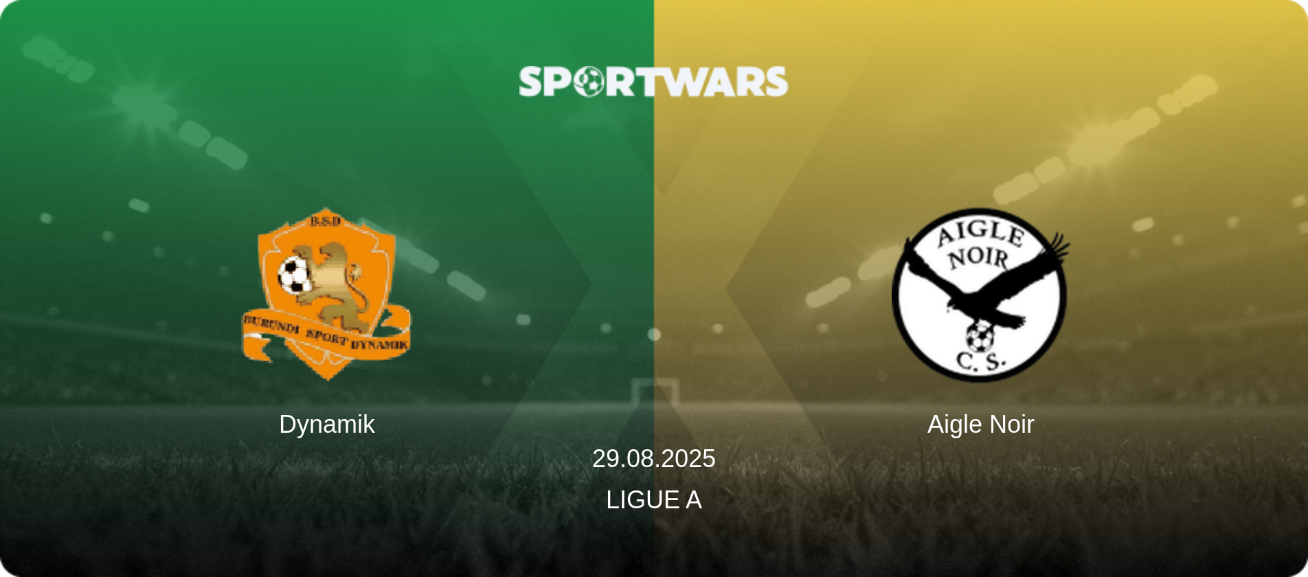 Dynamik — Aigle Noir, 29.08.2025 — Ligue A (match preview)