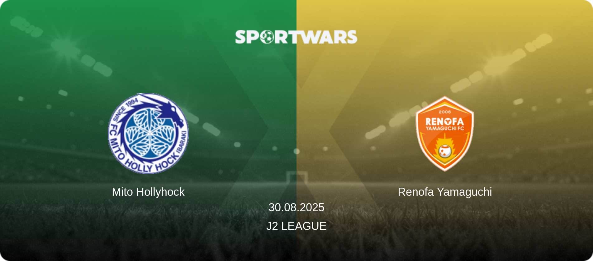 Mito Hollyhock — Renofa Yamaguchi, 30.08.2025 — J2 League (match preview)