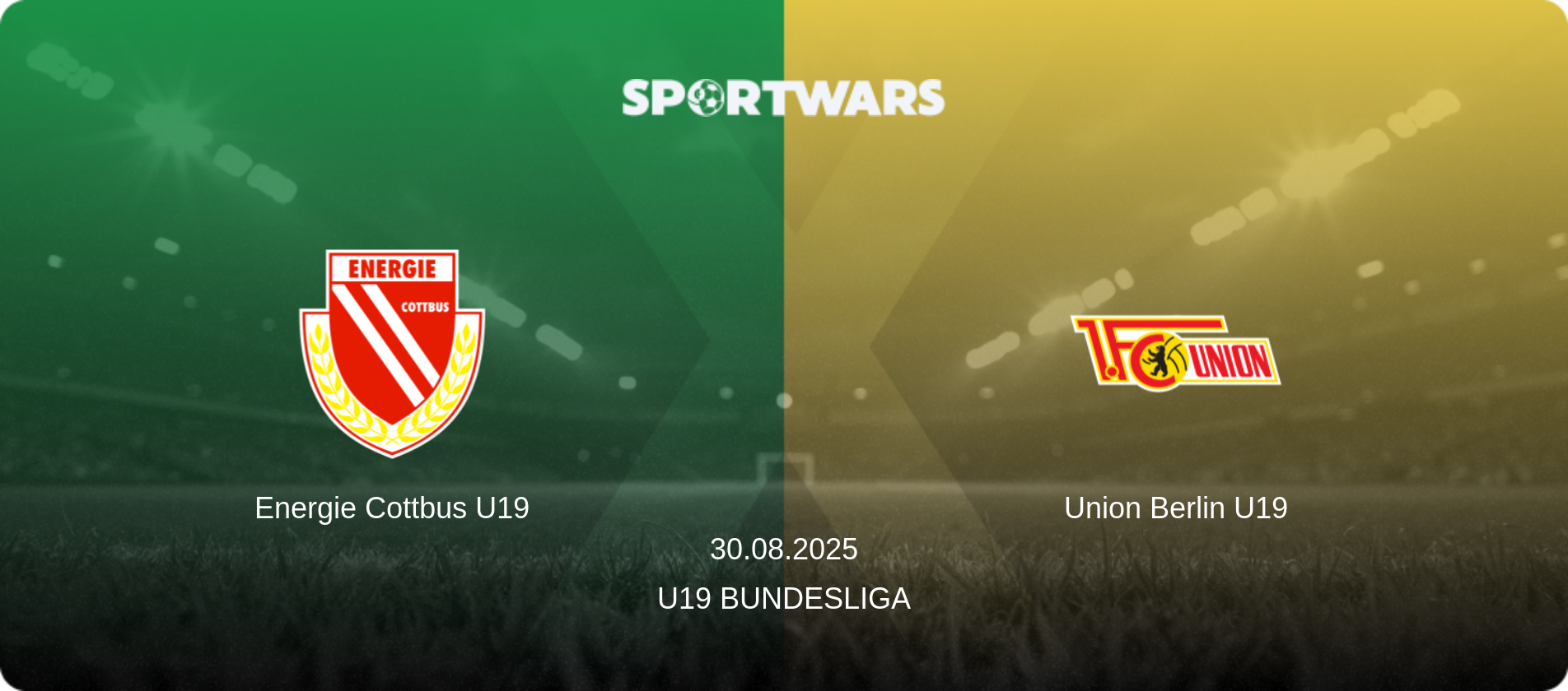 Energie Cottbus U19 — Union Berlin U19, 30.08.2025 — U19 Bundesliga (match preview)