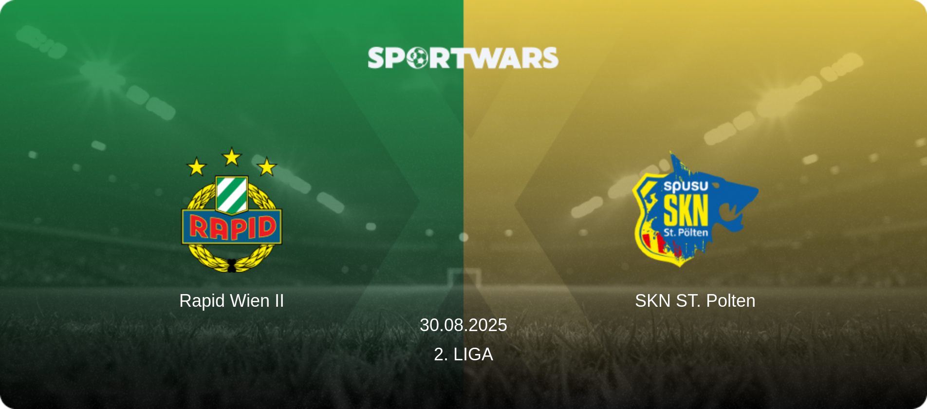Rapid Wien II — SKN ST. Polten, 30.08.2025 — 2. Liga (match preview)