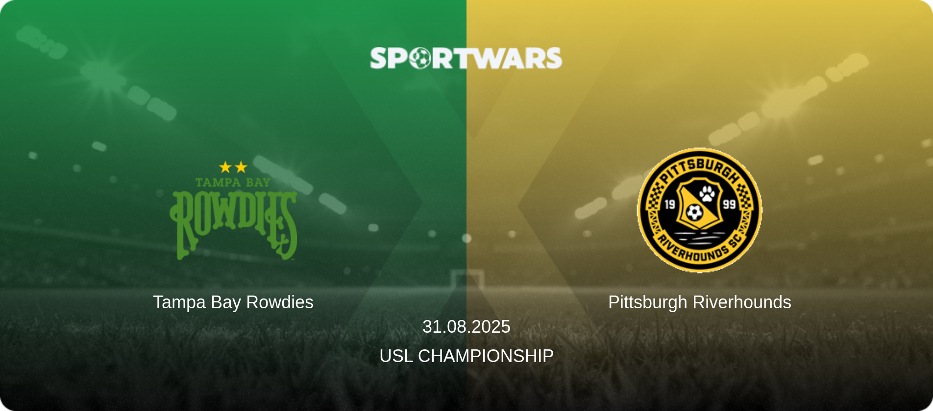 Tampa Bay Rowdies — Pittsburgh Riverhounds, 31.08.2025 — USL Championship (match preview)