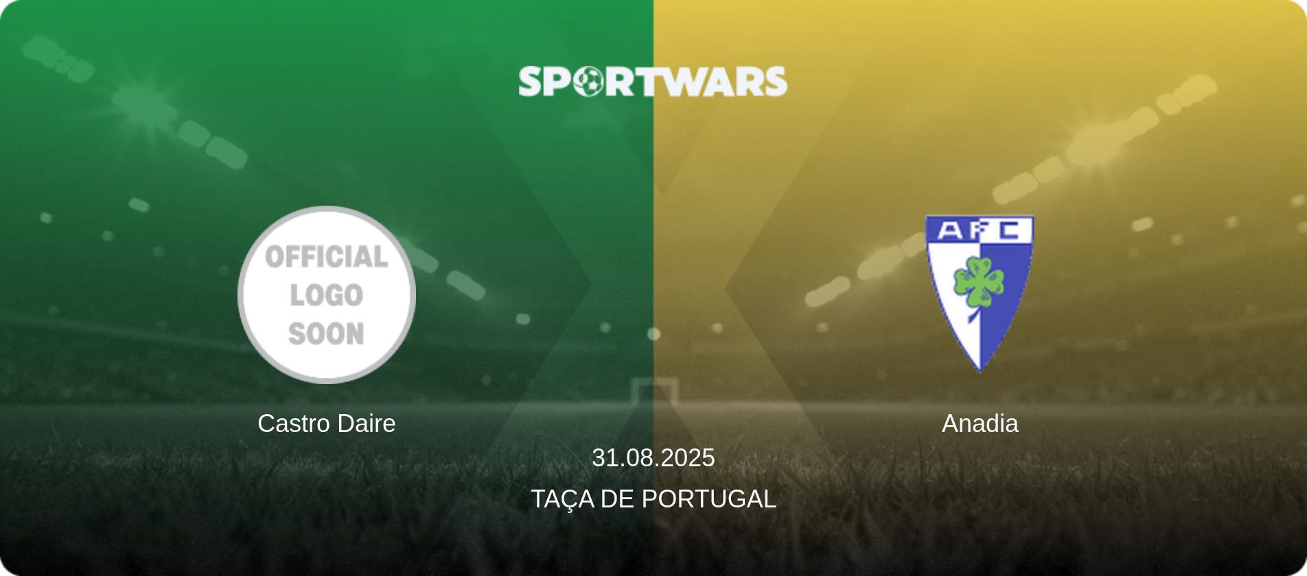 Castro Daire — Anadia, 31.08.2025 — Taça de Portugal (match preview)