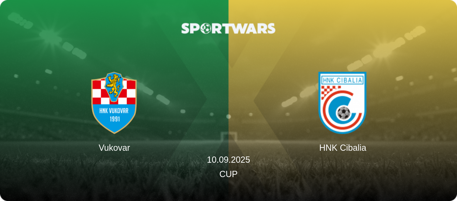 Vukovar — HNK Cibalia, 10.09.2025 — Cup (match preview)