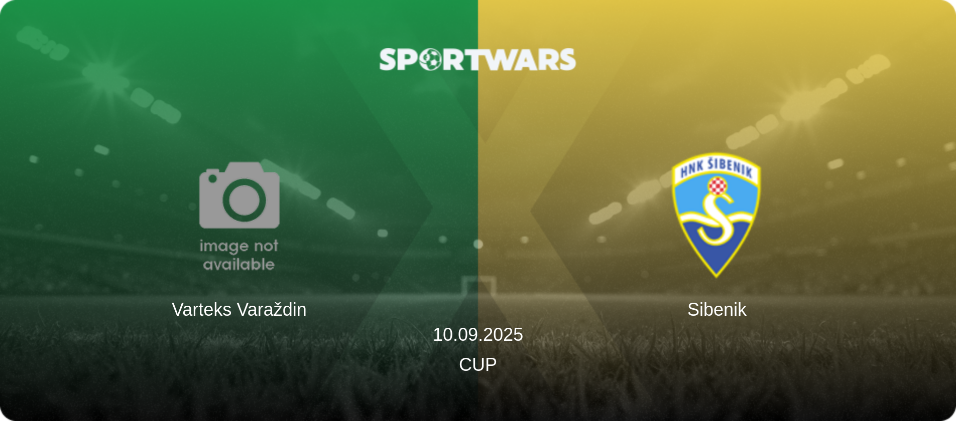 Varteks Varaždin — Sibenik, 10.09.2025 — Cup (match preview)