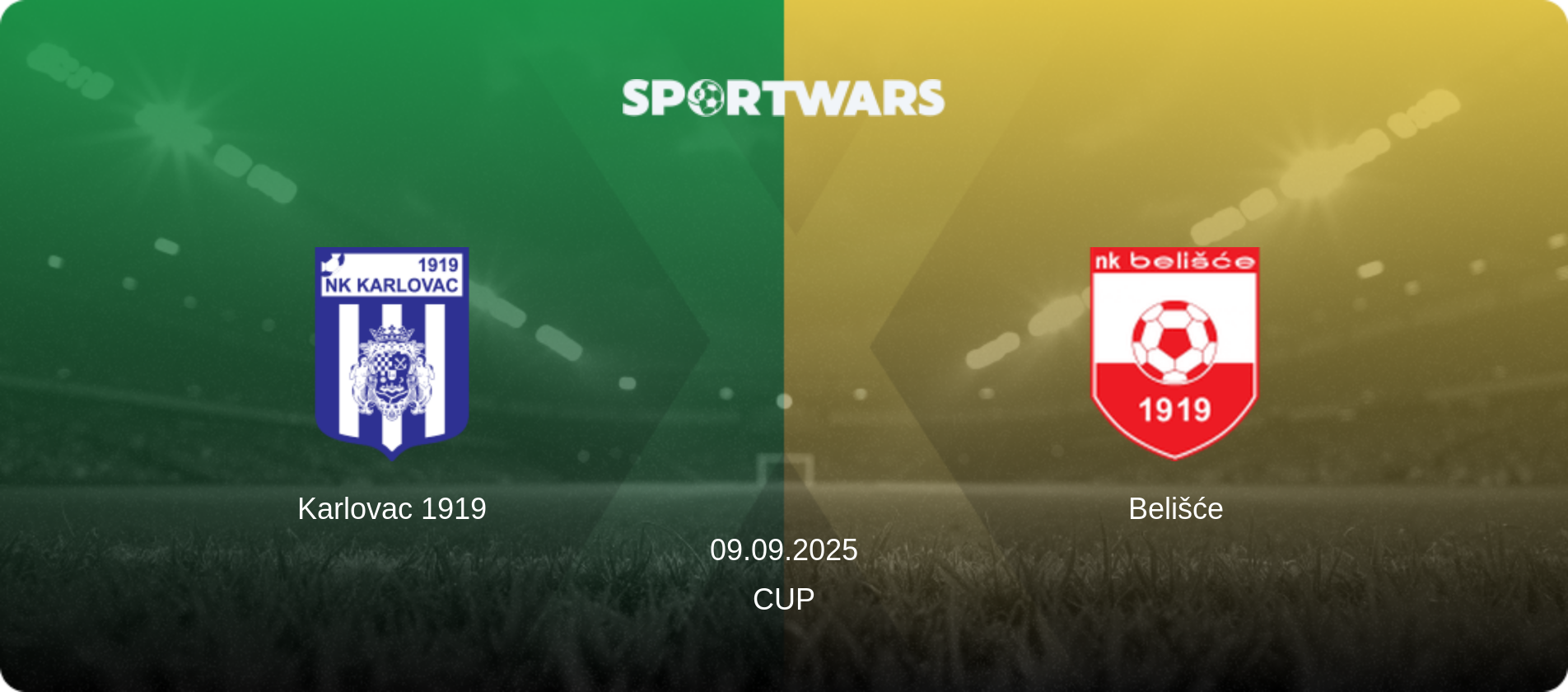 Karlovac 1919 — Belišće, 09.09.2025 — Cup (match preview)