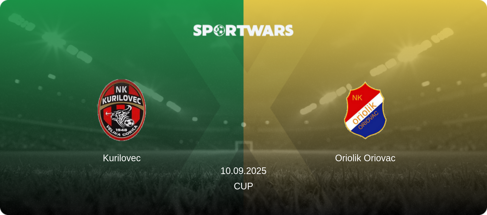 Kurilovec — Oriolik Oriovac, 10.09.2025 — Cup (match preview)