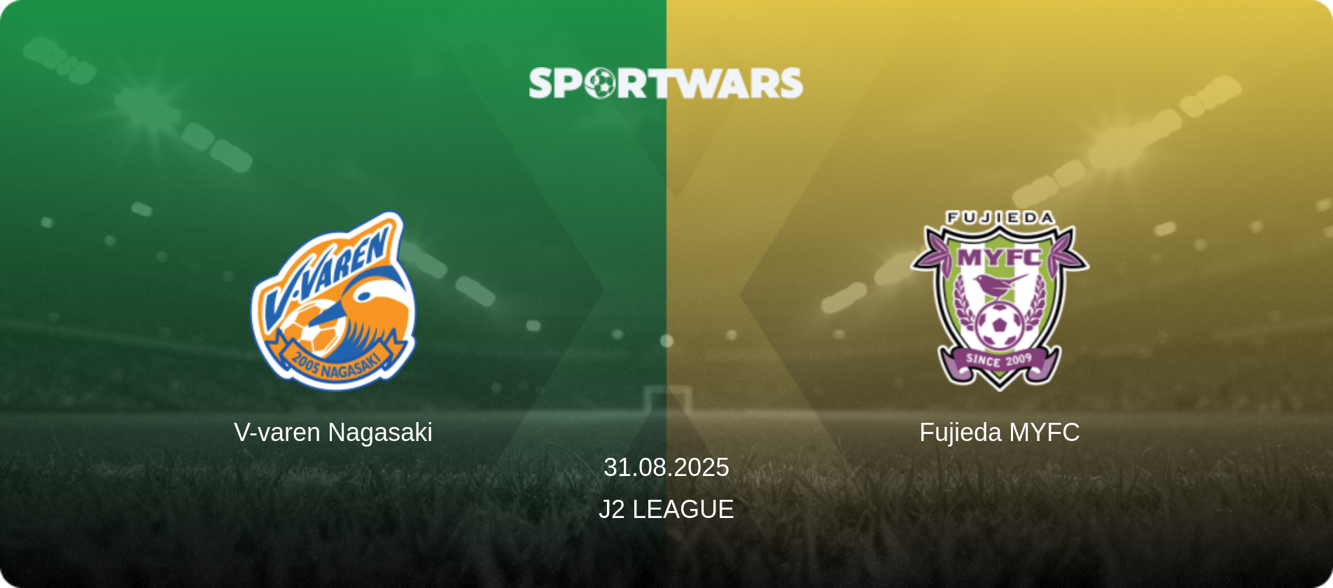 V-varen Nagasaki — Fujieda MYFC, 31.08.2025 — J2 League (match preview)