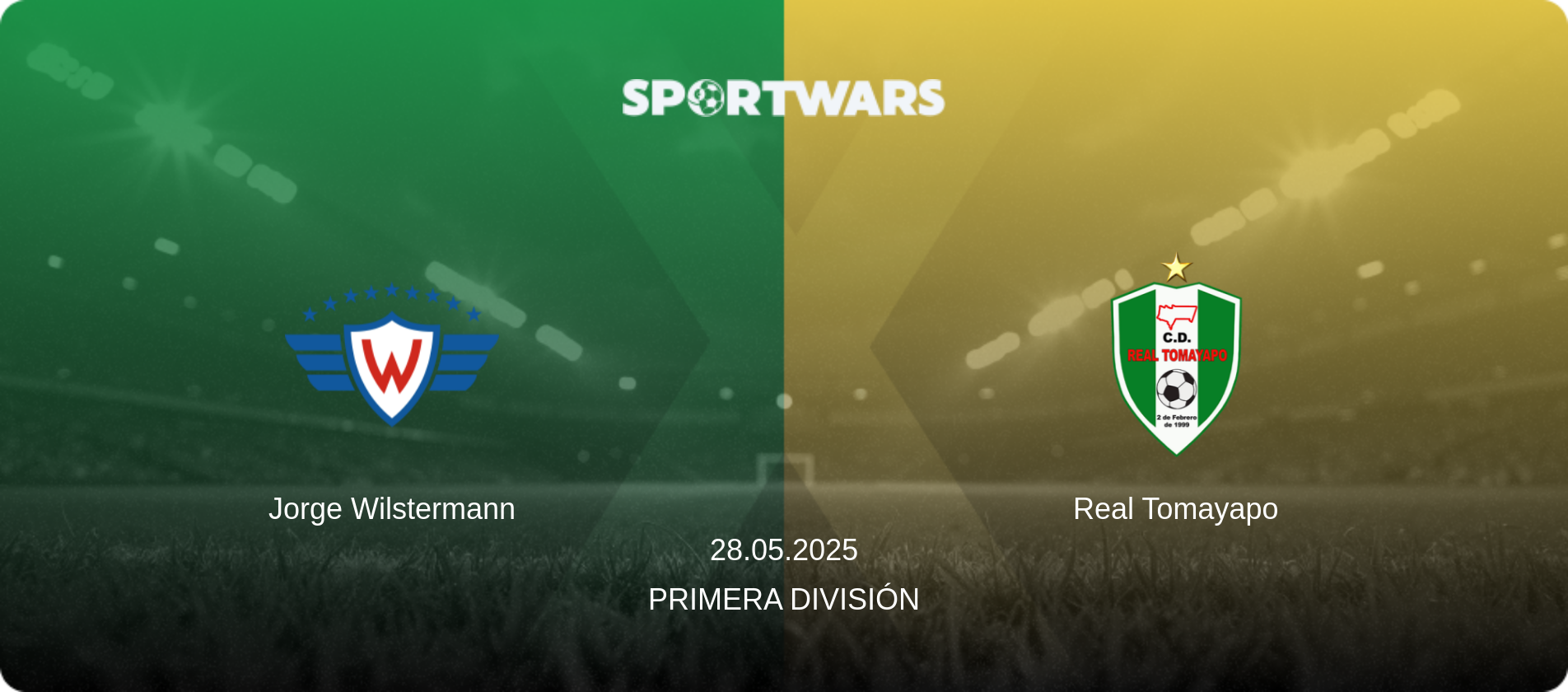 Jorge Wilstermann — Real Tomayapo, 28.05.2025 — Primera División (match preview)