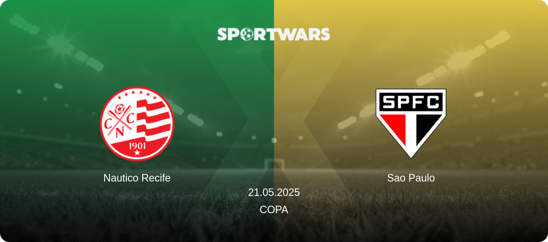 Nautico Recife — Sao Paulo, 21.05.2025 — Copa (match preview)