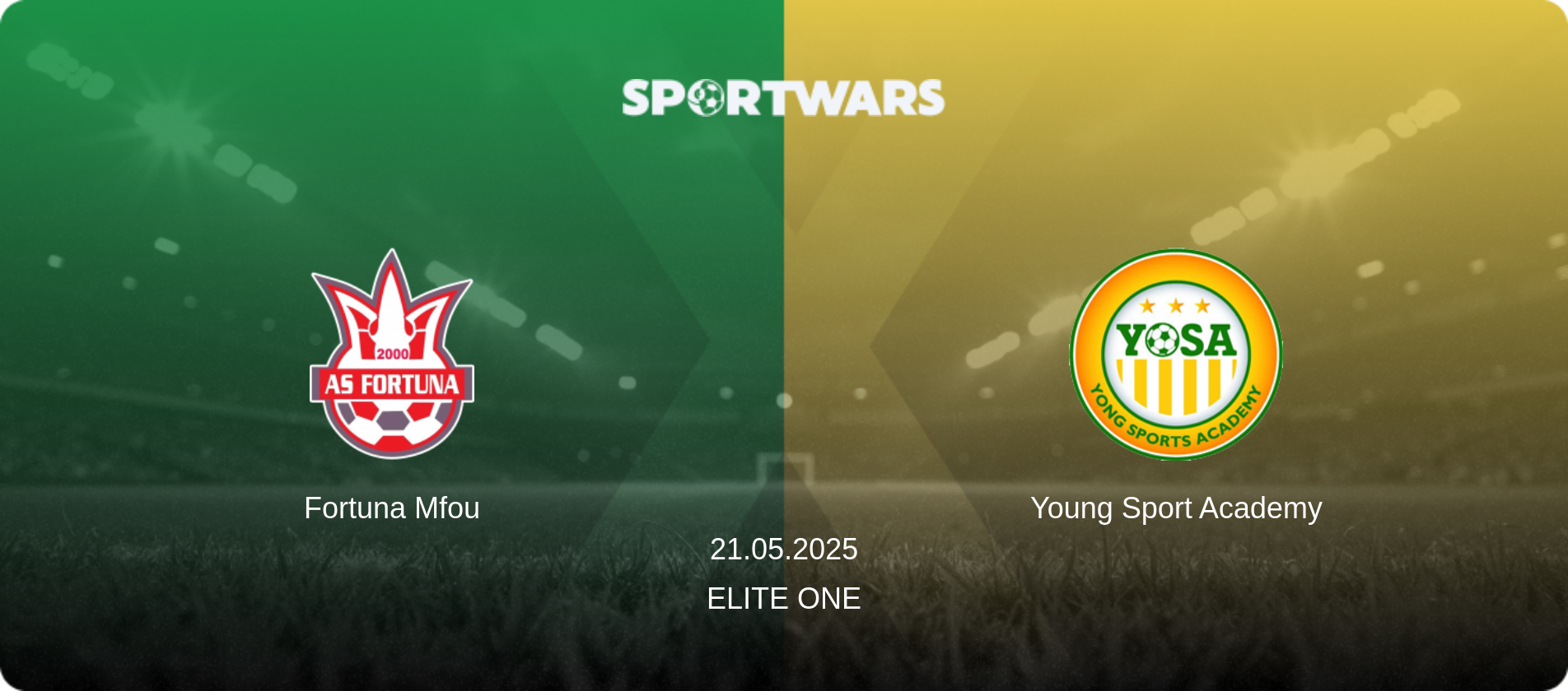 Fortuna Mfou — Young Sport Academy, 21.05.2025 — Elite One (match preview)