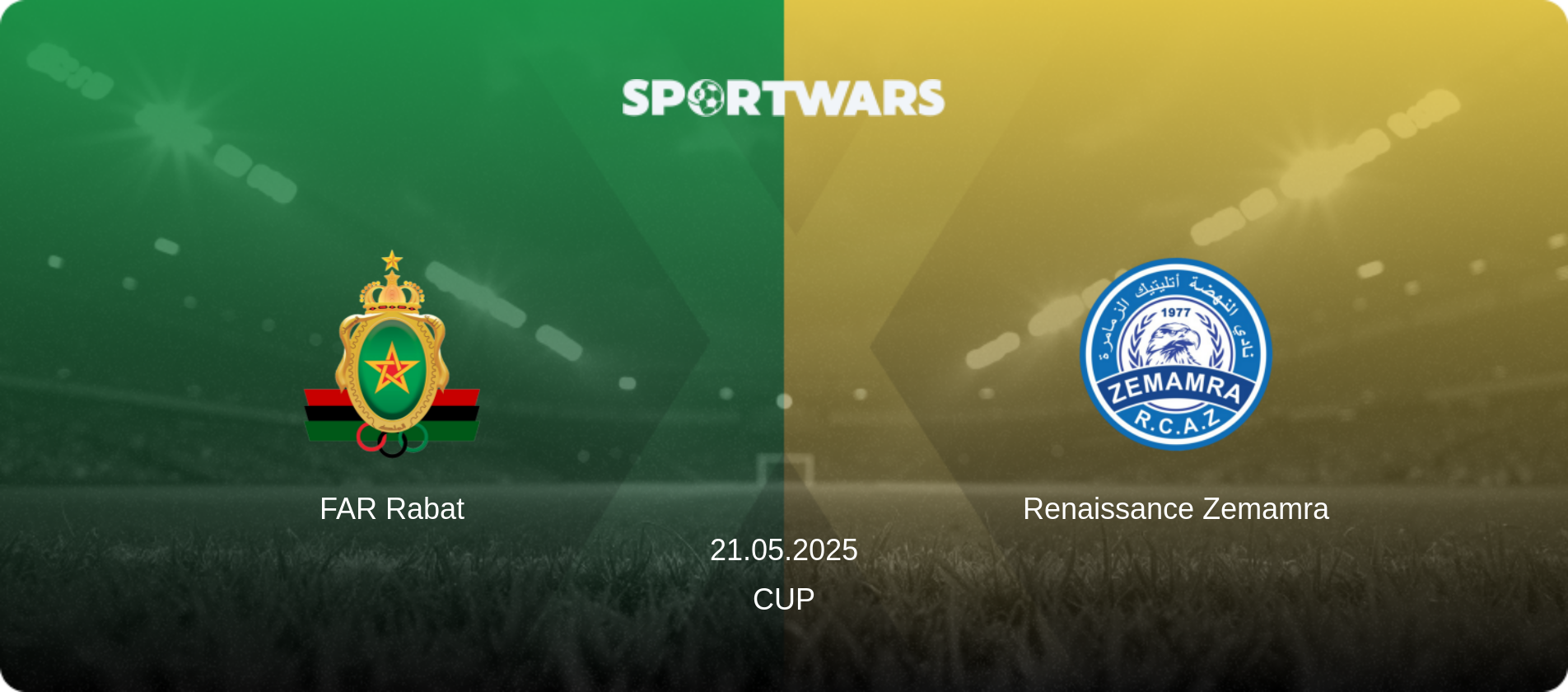 FAR Rabat — Renaissance Zemamra, 21.05.2025 — Cup (match preview)