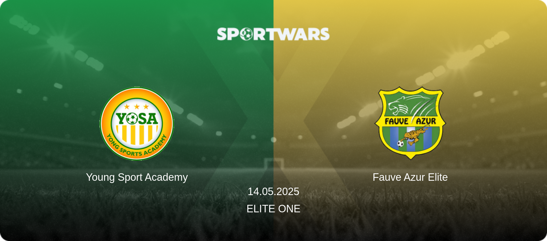Young Sport Academy — Fauve Azur Elite, 14.05.2025 — Elite One (match preview)