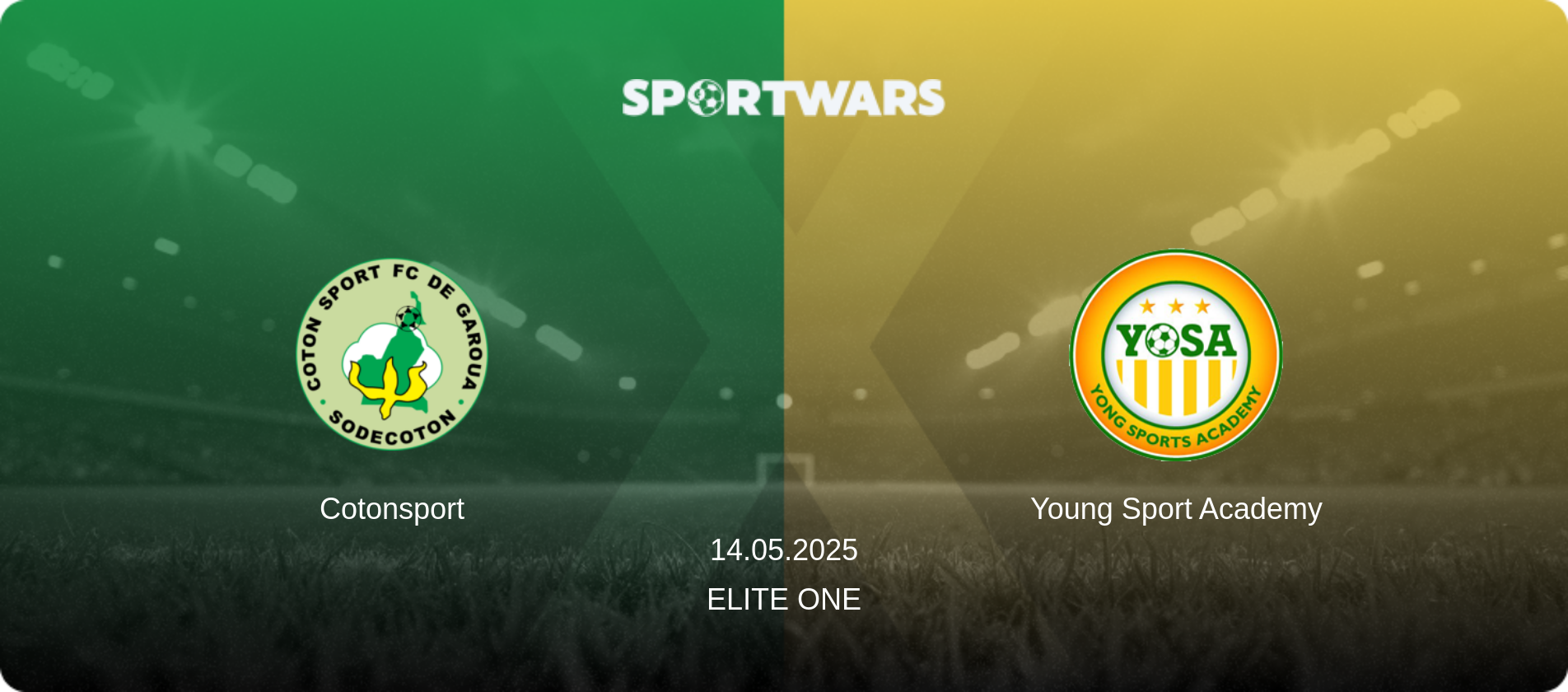 Cotonsport — Young Sport Academy, 14.05.2025 — Elite One (match preview)