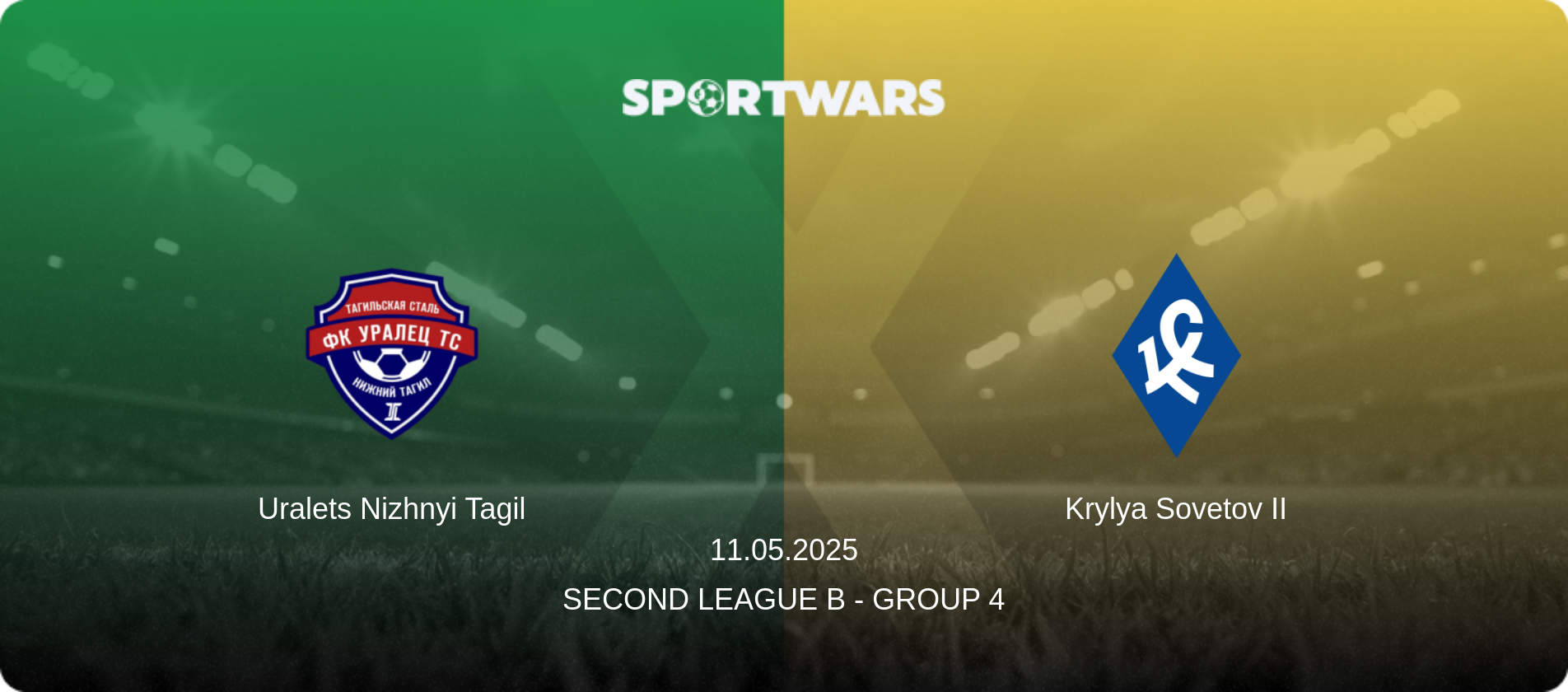 Uralets Nizhnyi Tagil — Krylya Sovetov II, 11.05.2025 — Second League B - Group 4 (match preview)