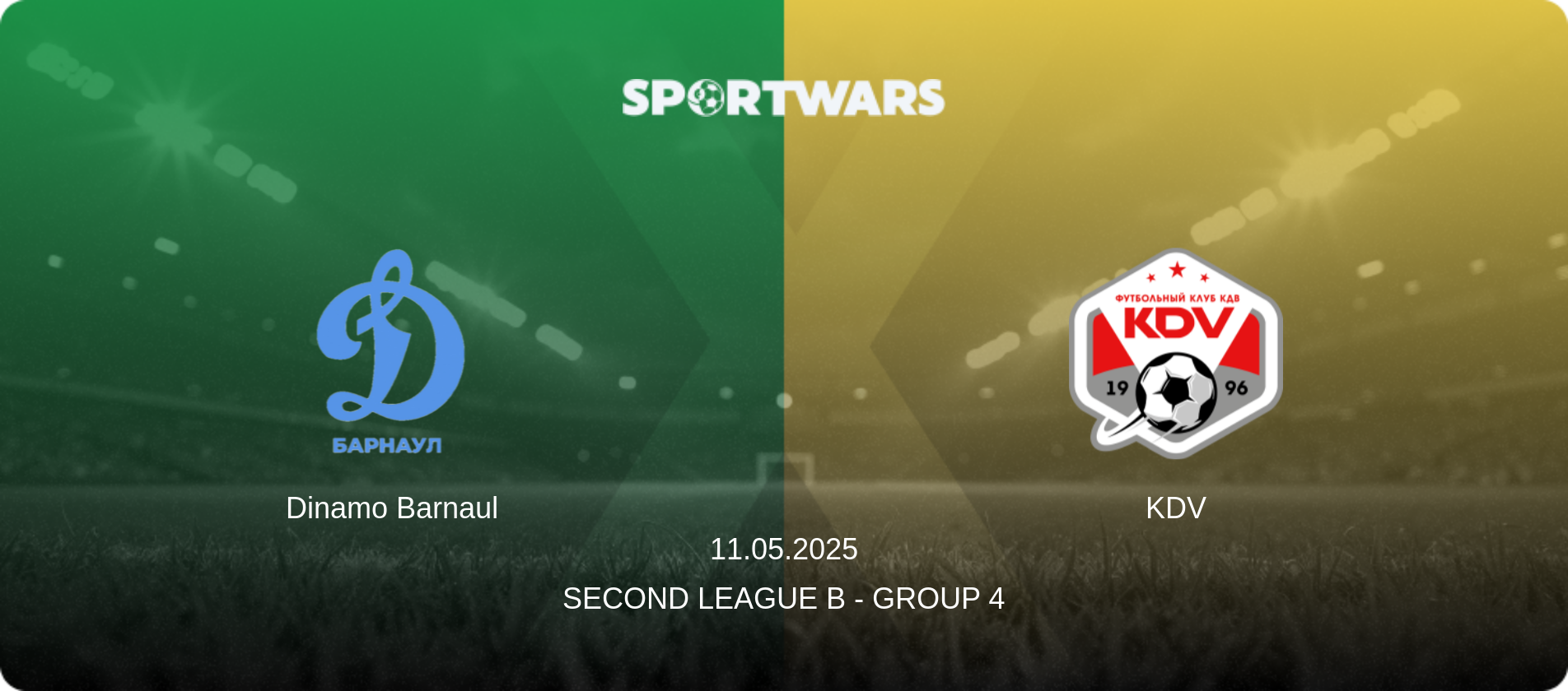 Dinamo Barnaul — KDV, 11.05.2025 — Second League B - Group 4 (match preview)