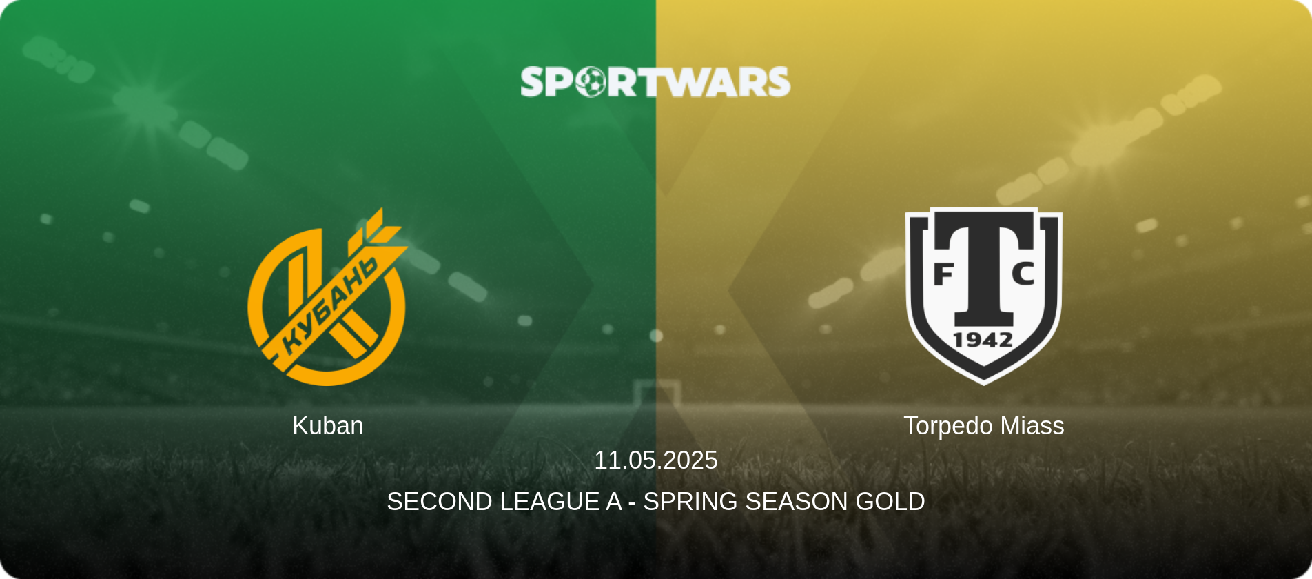 Kuban — Torpedo Miass, 11.05.2025 — Second League A - Spring Season Gold (match preview)