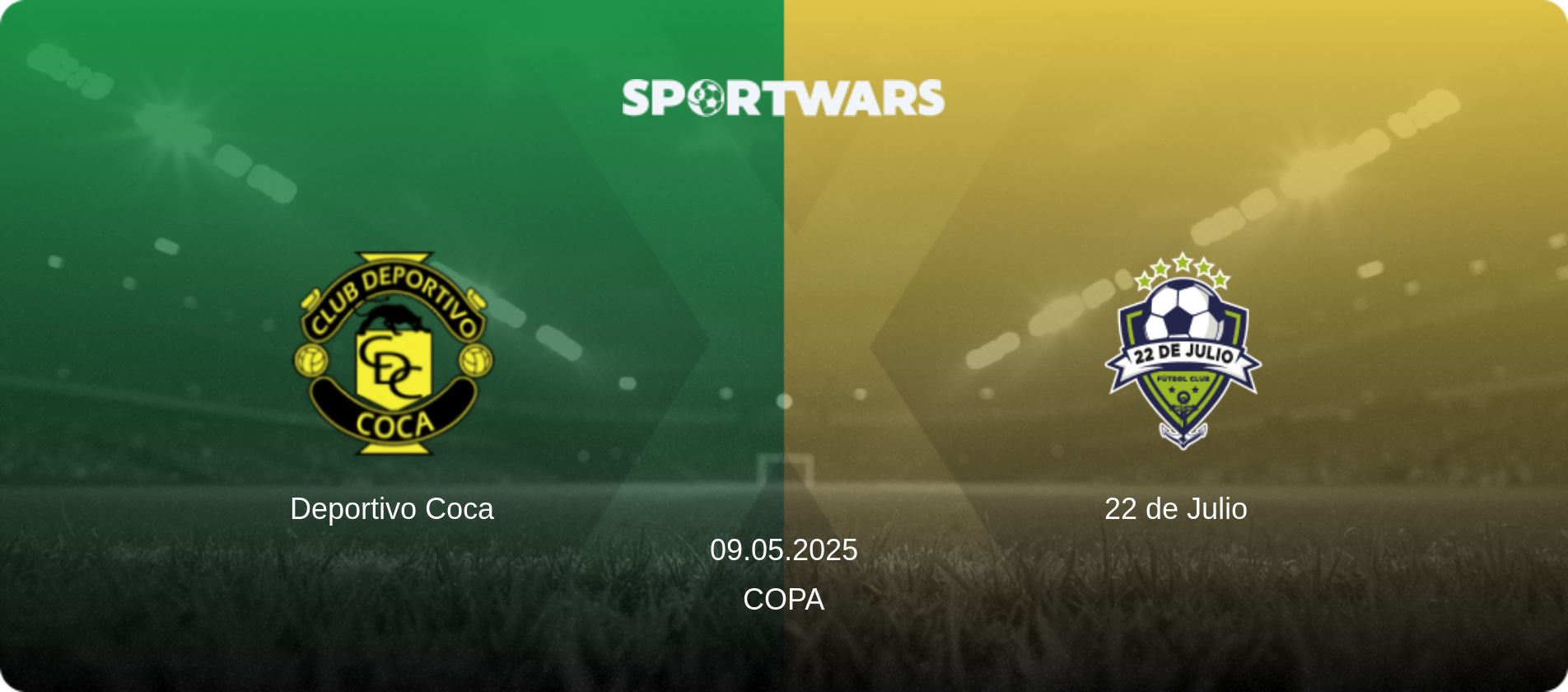 Deportivo Coca — 22 de Julio, 09.05.2025 — Copa (match preview)