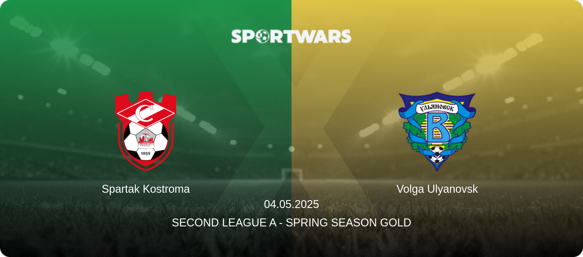 Spartak Kostroma — Volga Ulyanovsk, 04.05.2025 — Second League A - Spring Season Gold (match preview)