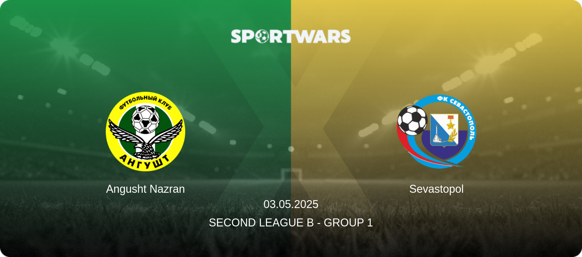 Angusht Nazran — Sevastopol, 03.05.2025 — Second League B - Group 1 (match preview)